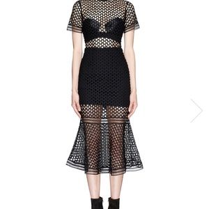 NWOT💥 Self-Portrait Arabesque Midi Dress
